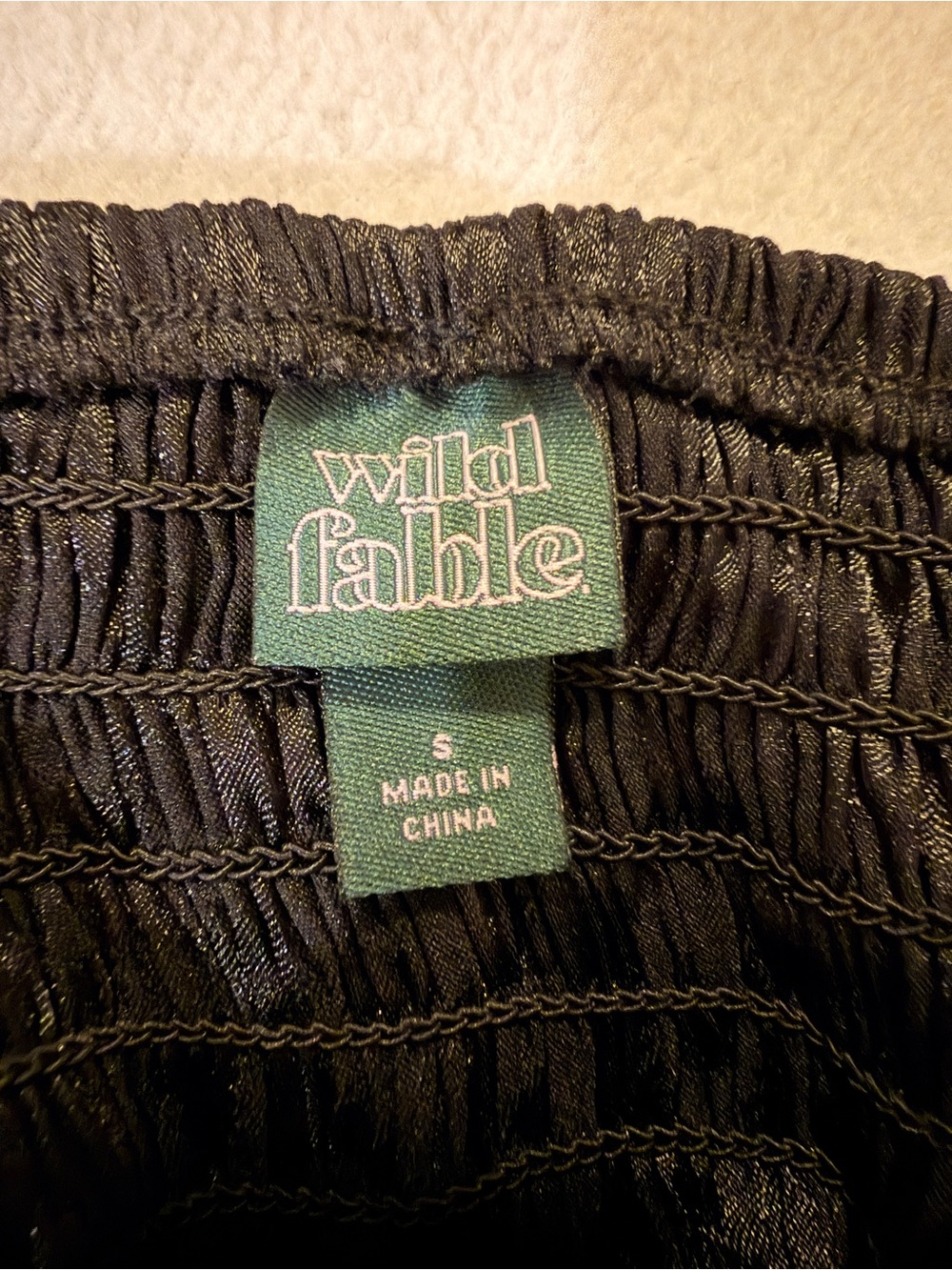 Wild Fable Black Textured Fabric Dress - Picture 4 of 6